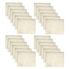 Heart Home Saree Cover | Clothes Storage Bag | Single Packing Saree with Zip Closure | Wardrobe Organizer | Cloth Stoarge Organizer | Plain Saree Cover | Pack of 24 | Cream