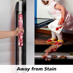 Kuber Industries Fridge Handle Cover | Refrigerator Handle Cover | Fridge Door Handle Protector | Fridge Door Handle Cover | Tree Kniting Fridge Handle Cover | 2 Piece Set | Maroon