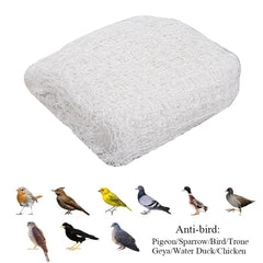 Kuber Industries Bird Net | Nylon Bird Control Net | Net for Balcony | Child Protection Net | Anti Bird Net | Net for Pigeon | Monkey Net | Net for Graden | 20X10 Feet | White