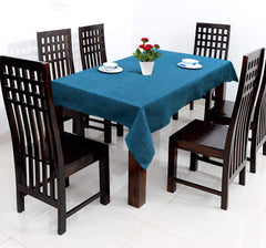 Kuber Industries Jute Dining Table Cover,60"X90" (Green)