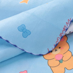 Kuber Industries Baby Waterproof matBed Protecter "50 x 70" CM-Pack of 2 (Blue)