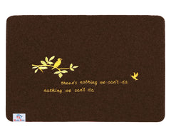 Heart Home Microfiber Door Mat for Porch/Kitchen/Bathroom/Laundry Room,Pack of 2 (Grey) 54HH3989.