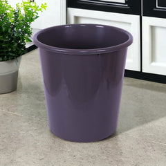 Heart Home Dustbin | Open Dustbin | Plastic Garbage Dustbin | Dustbin For Kitchen | Dustbin For Bathroom | Office Dustbin | Plain Sada Dustbin | 7 LTR | 066 | Pack of 3 | Gray