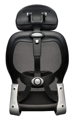 Kuber Industries Ergonomic Office Chair Back Part Replacement | High Back Mesh Rolling Chair Spare Parts with Headrest & Backrest Lumbar Support | Ideal for Study/Gaming/Computer Chair | Black