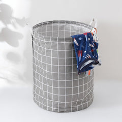 Kuber Industries Laundry Basket For Clothes|Foldable Laundry Hamper|Basket For Toys, Dirty clothes, Storage "45 LTR"-Pack of 6 (Grey)