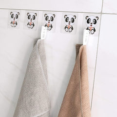 Homestic Pack of 30 Hooks for Wall|Superior Quality ABS|Durable & Rust-Proof|Easy to Install Self Adhesive Hook|Multipurpose Hooks for Bathroom, Kitchen||KR-14|Transparent