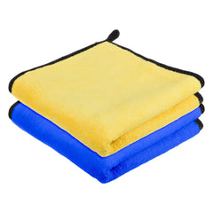 Kuber Industries Cleaning Towel | Reusable Cleaning Cloths for Kitchen | Duster Towel for Home Cleaning | 400 GSM Cleaning Cloth Towel with Hanging Loop | 40x60 | Pack of 2 | Multi