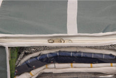 Heart Home Non Woven Shirt Cover Set of 2 Pcs,Grey CTHH11853