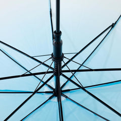 Kuber Industries Transparent Umbrella For Men & Women|Automatic Umbrella For Rain-Pack of 6 (Blue)