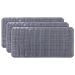 Kuber Industries Bath Mat | PVC Bathroom Mat | Shower Bath Mat | Floor Tub Mat | Bathroom Mud Mat | Anti-Skid Shower Bathroom Mat | L-YSD-A |Pack of 3| Gray