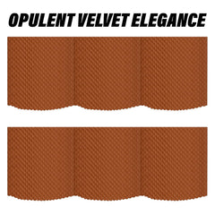 Heart Home Sofa-Center Cover Set | Sofa & Center Table Cover Combo | Quilted Sofa Cover with Table Cover | Velvet 5 Seater Sofa & Table Cover Set For Living Room | Brown