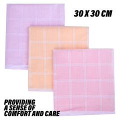 Kuber Industries Handkerchief | Cotton Handkerchief for women | Women’s Vintage Hanky | Women's Handkerchiefs | Ladies Rumal Hankies | Light Check | 6 Piece Set | Multi