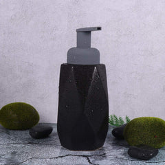 Kuber Industries Liquid Soap Dispenser | Handwash Soap Dispenser | Soap Dispenser for Wash Basin | Shampoo Dispenser Bottle | Bathroom Dispenser Bottle | Pack of 4 | JY00015 | 400 ml | Black