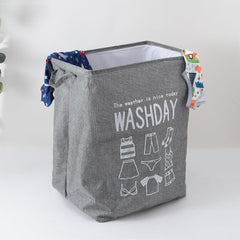 Kuber Industries Laundry Basket For Clothes|Foldable Laundry Hamper|Basket For Toys, Dirty clothes, Storage "45 LTR"-Pack of 5 (Grey)