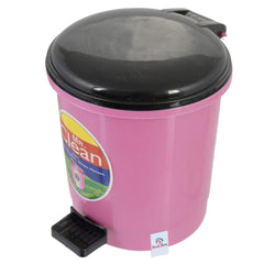 Heart Home 2 Pieces Table Top Desk Garbage Dustbin Trash for Office Home Work Place, 2 LTR(Pink & Purple)-HEART10355