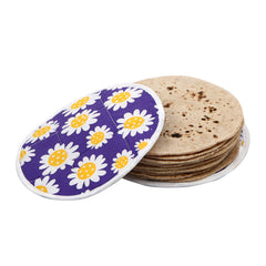 Kuber Industries Cotton 2 Pieces Roti Cover/Chapati Cover/Roti Rumals|1 Pc Top & 1 Pc Bottom (Multicolour)-CTKTC032563