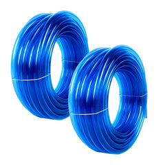 Kuber Industries PVC Water Pipe 15 Meter |Multi-Utility Water Pipe for Garden, Car Cleaning & Pet Washing|Light Weight, Kink Proof & Portable Hose Pipe for Gardening| 15 Meter|Blue|(Pack Of 2)