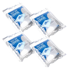 Kuber Industries Toilet Seat Covers Disposable|Western Toilet Seat Cover|Use & Throw, Portable|Pack of 40| (White)