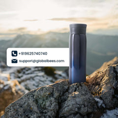 Kuber Industries 1500 ml Dual Colored LeakProof Hot & Cold Stainless Steel Water Bottle | Shatterproof Insulated Thermos Water Bottle for Office, Home & Adults | ‎Gradient Blue