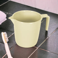 Heart Home Bathroom Mug | Plastic Bath Mug for Bathroom | Bath Mug | Mug for Bathroom | Mug for Toilet | Washroom Jug | 111 Bath Mug | 1 LTR | Pack of 4 | Multi