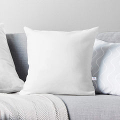 Heart Home Square Microfibre Filled Cushion Filler 12"x12"-Pack of 4 (White)-HS_38_HEARTH21170