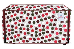 Heart Home PVC Circle Design Microwave Oven Cover, Dustproof Machine Protector Cover,20 LTR. (Multi)-HS43HEARTH26008