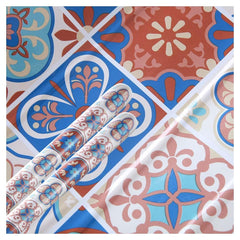 Kuber Industries PET Wallpaper for Walls of The Living Room and Bedroom|Self-Adhesive, Oilproof, Heat Resistant and Waterproof|DIY Floral Designer Wall Sticker|Set of 2 Rolls, 60cmx300cm(Pack of 5)