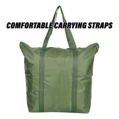 Heart Home Storage Bag|Clothes Storage Bag|Storage Bag with Handle|Parachute Shopping Bag|Grocery Hand Bag|Foldable Storage Bag|Lining Front Pocket|Green
