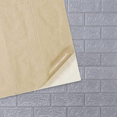 Kuber Industries Foam Brick Pattern 3D Wallpaper for Walls|Easy to Peel, Stick & Remove DIY Wallpaper|Suitable on All Walls|Pack of 2 Sheets, 70 cm X 77 cm