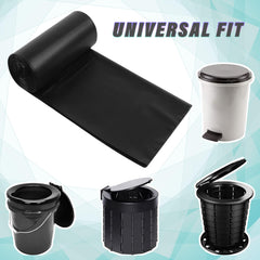 Kuber Industries (Large) Eco - Friendly Dustbin Bags - (15 Pcs) Leakproof | Odour Free | Strong Garbage Bags - For Trash And Waste - Dustbin Covers For Kitchen And Home | 30 x 24 Inches (Black)