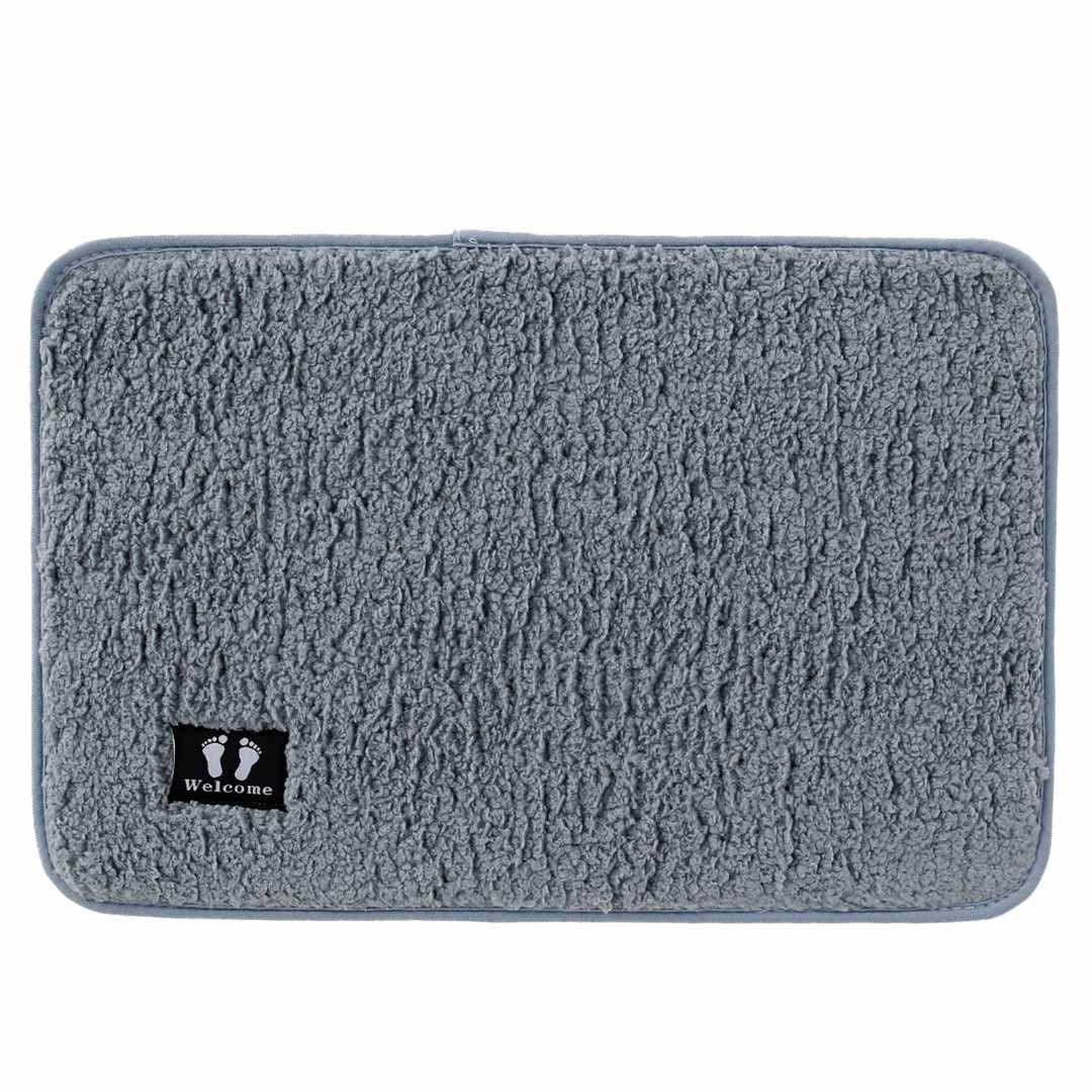 Urbane Home Floor Mat|Stylish Door Mat|Durable & Easy to Maintain|Multi-Utility Floor Mat for Living Room,Bedroom,Bathroom,Kitchen,Entrances & Other Spaces|SZ-02|40 x 60 cm,Grey
