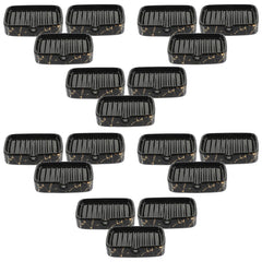 Kuber Industries Soap Holder | Handwash Soap Dispenser | Soap Dispenser for Wash Basin | Soap Dispenser Case | Bathroom Dispenser Case | 18 Piece | Pack of 6 | JY00173BK | Black