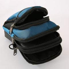 Kuber Industries Paspport Holder for Men & Women|Multifunction Passport Cover Bag|Nylon Passport Pouch for Luggage-Pack of 5 (Blue)