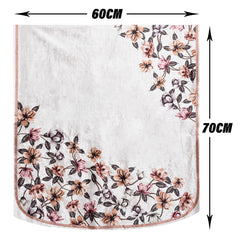 Heart Home Sofa Cover | Single Seater Sofa Slip Cover Set | Side Flower Sofa Cover | Velvet Couch Cover | Sofa Slipcover Set | Sofa Cover for Living Room | Cream