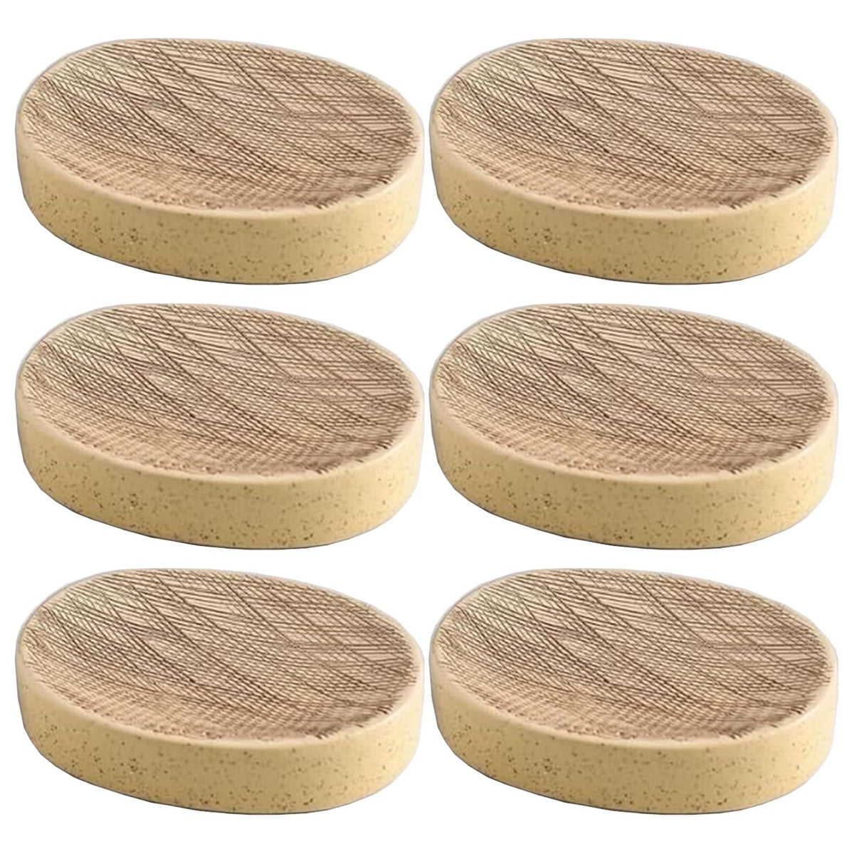 Kuber Industries Soap Holder | Handwash Soap Dispenser | Soap Dispenser for Wash Basin | Soap Dispenser Case | Bathroom Dispenser Case | 6 Piece | Pack of 2 | JY00032 | Khaki