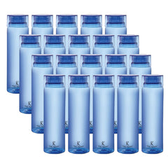 Kuber Industries BPA Free Plastic Water Bottles | Breakproof, Leakproof, Food Grade PET Bottles | Water Bottle for Kids & Adults | Plastic Bottle Set of 4 |Blue (Pack of 5)