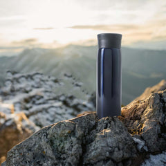 Kuber Industries LeakProof Insulated Stainless Steel Water Tumbler Bottle for Men's | Water Bottle for Office & Kids | Ideal for Gym, Home, Hiking & Travel | CO230201C-Navy
