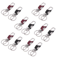 Kuber Industries Keychain/Keyring/Key Tag|Car Key Clip, Key Holder, Key Organizer|Pack of 12| (Multi)
