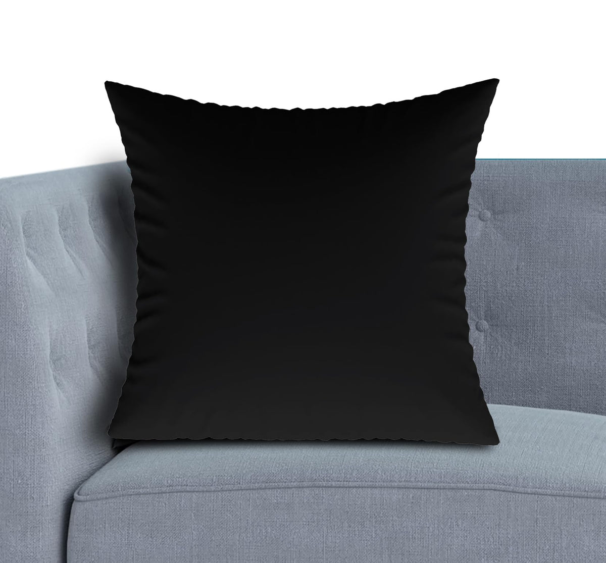 Heart Home Cushion Filler | Cotton Cushion Filler | Cushion For Sofa | Cushion Pillow Filler | Premium Sofa Cushion For Hotel-Bedroom | Washable & Odorless | 16 Inch | Black