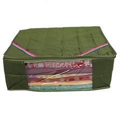 Kuber Industries 3 Piece Raw Silk Saree Cover (CTKTC2867)