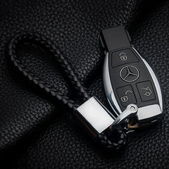 Kuber Industries Keychain/Keyring/Key Tag|Car Key Clip, Key Holder, Key Organizer|Pack of 6| (Black)