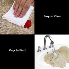 Heart Home Placemat | Placemats for Dining Room | Designer Table Mat Set | Placemats for Kitchen Table | Side Table Placemats | Butterfly Placemat Set | 4 Piece Set | Golden