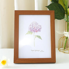 Kuber Industries Photo Frame For Home D?cor|Use Horizontal & Vertical|Crystal Clear Glass|Perfect For Home, Office And Shop 16.7x21.8CM-Pack of 6 (Brown)