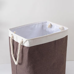 Kuber Industries Laundry Basket For Clothes|Foldable Laundry Hamper|Basket For Toys, Dirty clothes, Storage "45 LTR"-Pack of 5 (Brown)