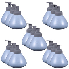 Kuber Industries Liquid Soap Dispenser | Handwash Soap Dispenser | Soap Dispenser for Wash Basin | Shampoo Dispenser Bottle | Bathroom Dispenser Bottle | 15 Piece | Pack of 5 | 360 ml | JY00018 | Blue