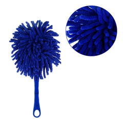 Kuber Industries Flexible Microfiber Car Cleaning Brush & Dusting Brush for Home Cleaning | Soft Bristled Cleaning Tool, Sofa Brush & Dust Remover for Home/Office Use | Royal Blue