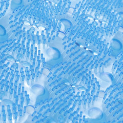 Homestic Bath Mat | PVC Bathroom Mat | Shower Bath Mat | Floor Tub Mat | Foot Massager Mat | Anti-Skid Shower Bathroom Mat | B-01A | Blue