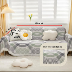 Kuber Industries Decorative Chenille Sofa throw|Throw for Sofa, Bed & Couch|Ideal for Indoor & Outdoor 70x90 Inches-Pack of 6 (Multi)