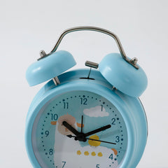 Kuber Industries Timer Alarm Clock for Students & Heavy Sleepers | Study Table Watch for Kids Bedroom and Living Room | Baby Blue