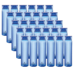 Kuber Industries BPA Free Plastic Water Bottles | Breakproof, Leakproof, Food Grade PET Bottles | Water Bottle for Kids & Adults | Plastic Bottle Set of 6 |Blue (Pack of 5)